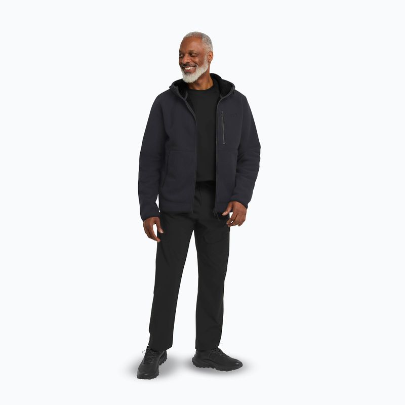 Vyriškas žygio džemperis Jack Wolfskin Lake Ridge Hooded black 2