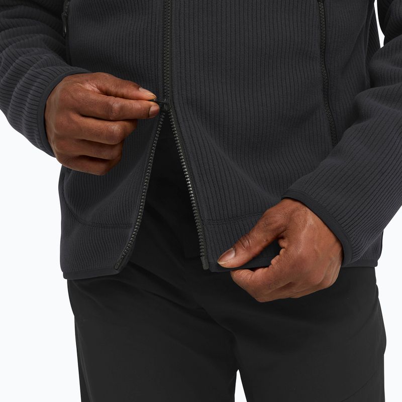 Vyriškas žygio džemperis Jack Wolfskin Lake Ridge Hooded black 6