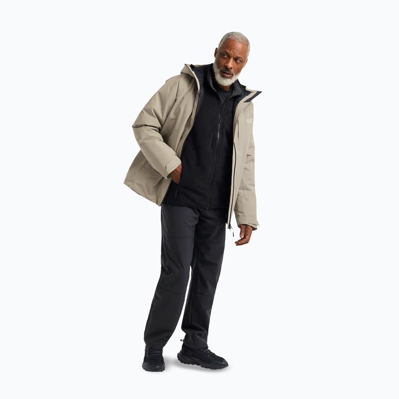 Vyriška striukė nuo lietaus Jack Wolfskin Icecape 2L Down Ins Rds linen 2