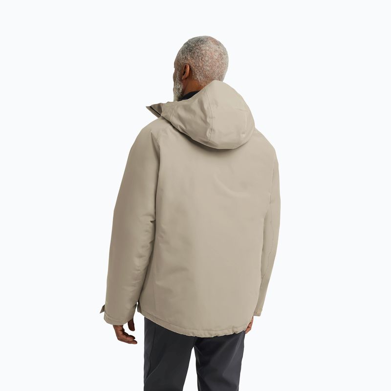 Vyriška striukė nuo lietaus Jack Wolfskin Icecape 2L Down Ins Rds linen 3