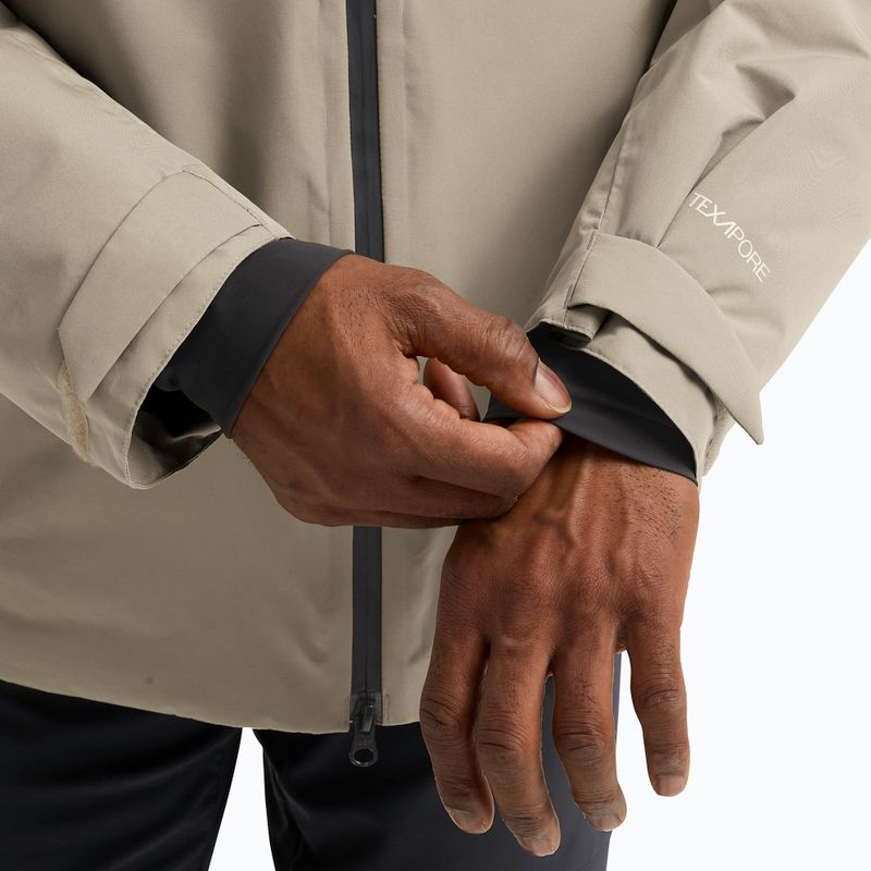 Vyriška striukė nuo lietaus Jack Wolfskin Icecape 2L Down Ins Rds linen 5