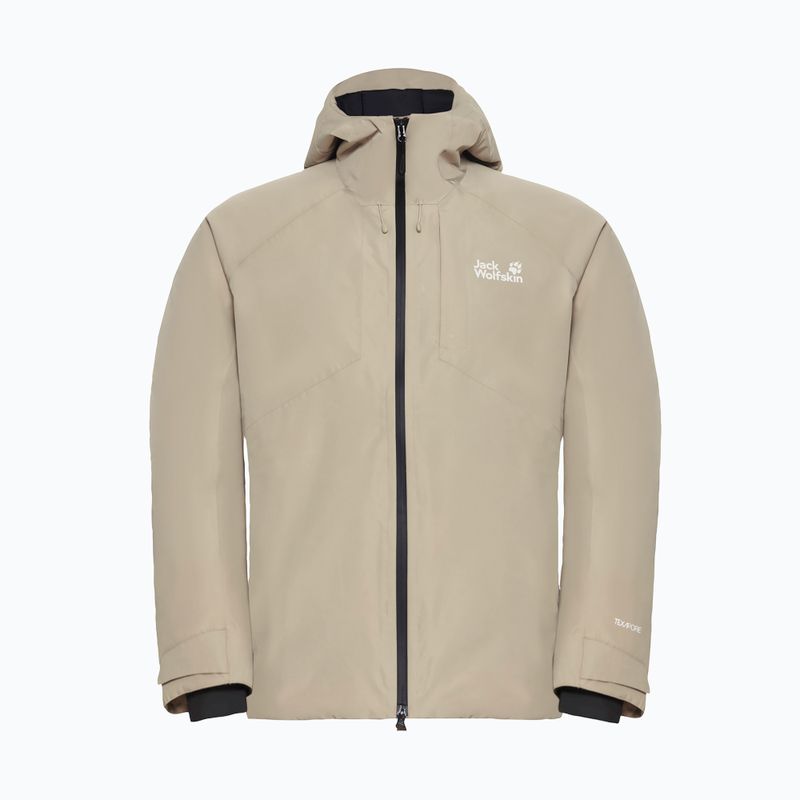 Vyriška striukė nuo lietaus Jack Wolfskin Icecape 2L Down Ins Rds linen 7