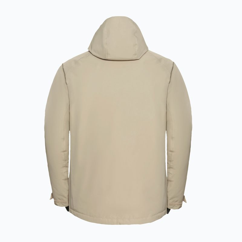 Vyriška striukė nuo lietaus Jack Wolfskin Icecape 2L Down Ins Rds linen 8