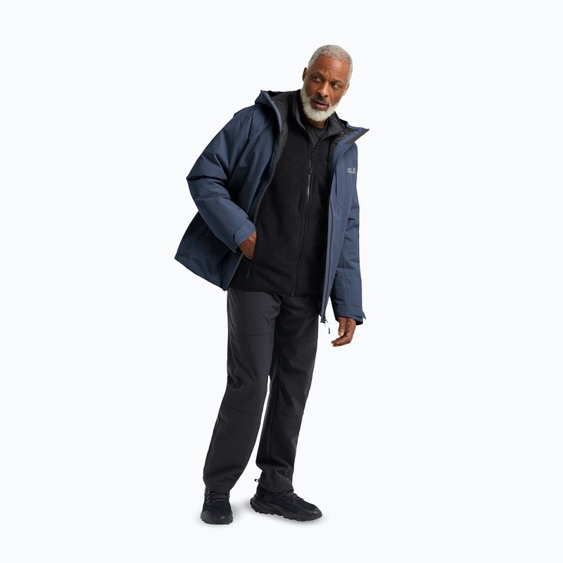 Vyriška striukė nuo lietaus Jack Wolfskin Icecape 2L Down Ins Rds midnight sky 2