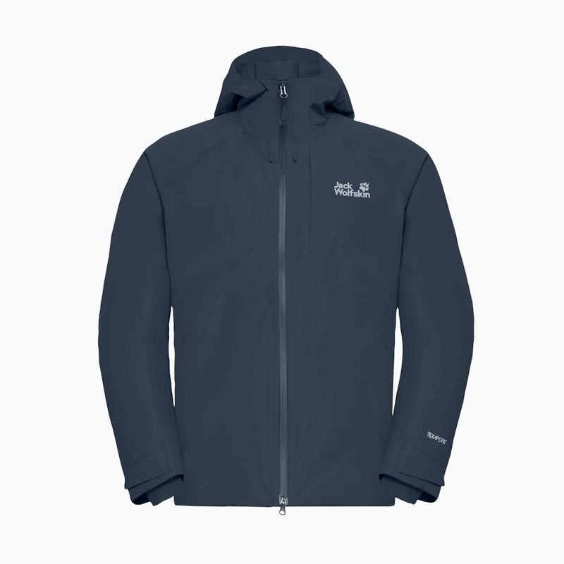 Vyriška striukė nuo lietaus Jack Wolfskin Icecape 2L Down Ins Rds midnight sky 7