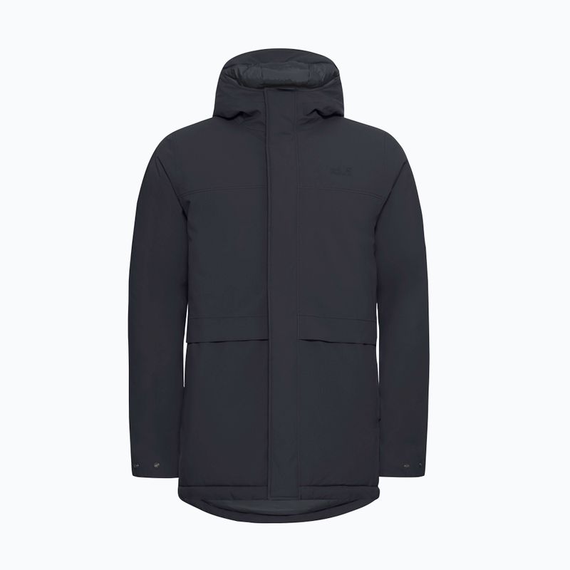 Vyriška pašiltinta striukė Jack Wolfskin Cold Camp Coat dark navy 7