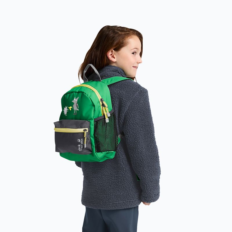Vaikiška turistinė kuprinė Jack Wolfskin Little Scout 10 l mystic green 12
