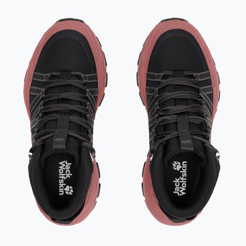 Moteriški turistiniai batai Jack Wolfskin Wild Hike Texapore Mid mineral red 4
