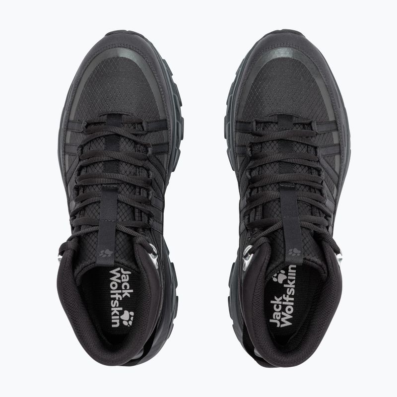 Vyriški turistiniai batai Jack Wolfskin Wild Hike Texapore Mid black 3