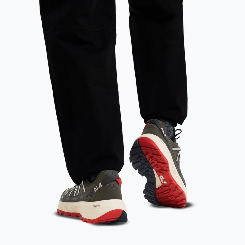 Vyriški turistiniai batai Jack Wolfskin Wild Hike Texapore Low obsidian moss 6