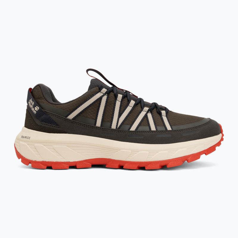 Vyriški turistiniai batai Jack Wolfskin Wild Hike Texapore Low obsidian moss 2