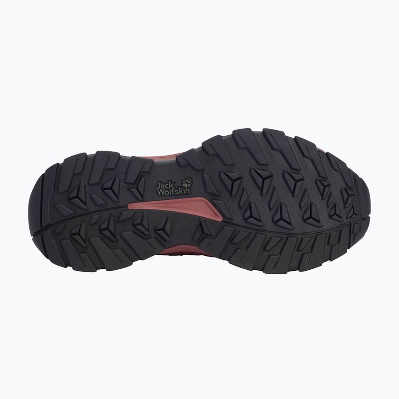 Moteriški turistiniai batai Jack Wolfskin Wild Hike Texapore Low Mineral Red 6