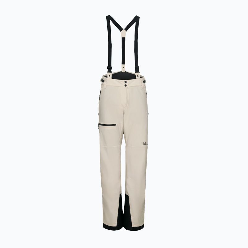 Moteriškos slidinėjimo kelnės Jack Wolfskin Flowline Pro 2L Ins pale sand 8
