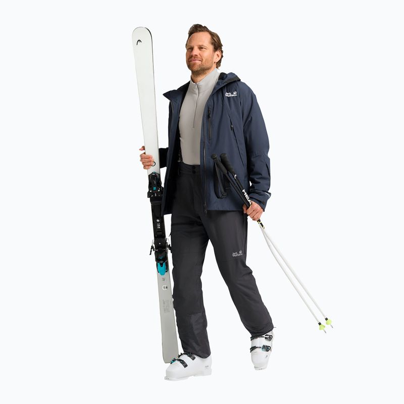 Vyriškos slidinėjimo kelnės Jack Wolfskin Flowline Pro 2L Ins black 2