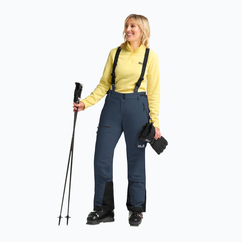 Moteriškos slidinėjimo kelnės Jack Wolfskin Flowline Pro 2L Ins midnight sky 2