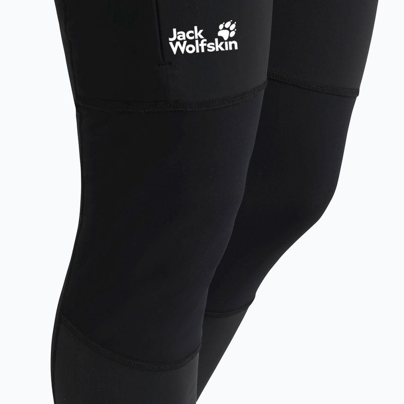 Moteriškos žygio tamprės Jack Wolfskin Hike With Me black 5