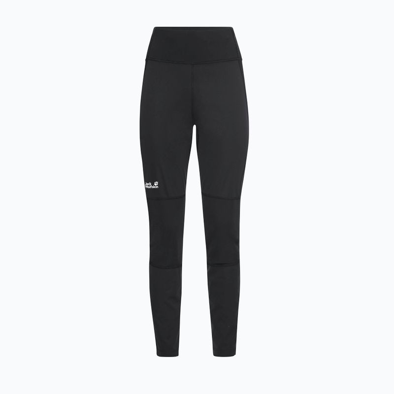 Moteriškos žygio tamprės Jack Wolfskin Hike With Me black 8