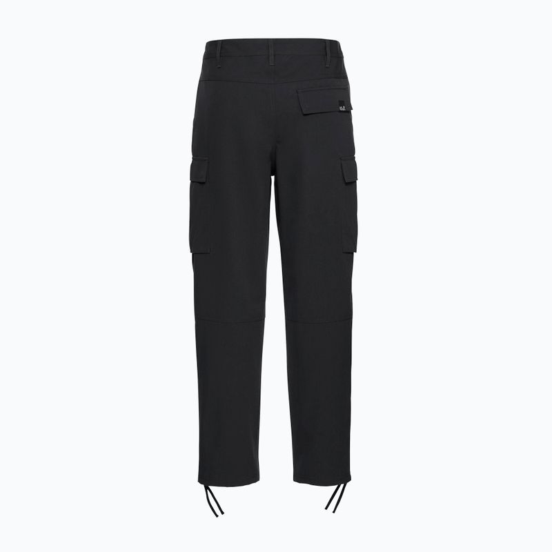 Vyriškos žygių kelnės Jack Wolfskin Yuma Cargo black 8