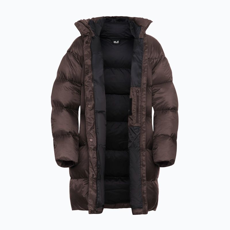 Moteriškas pūstas paltas Jack Wolfskin Icy Hill Coat Rds peat 9
