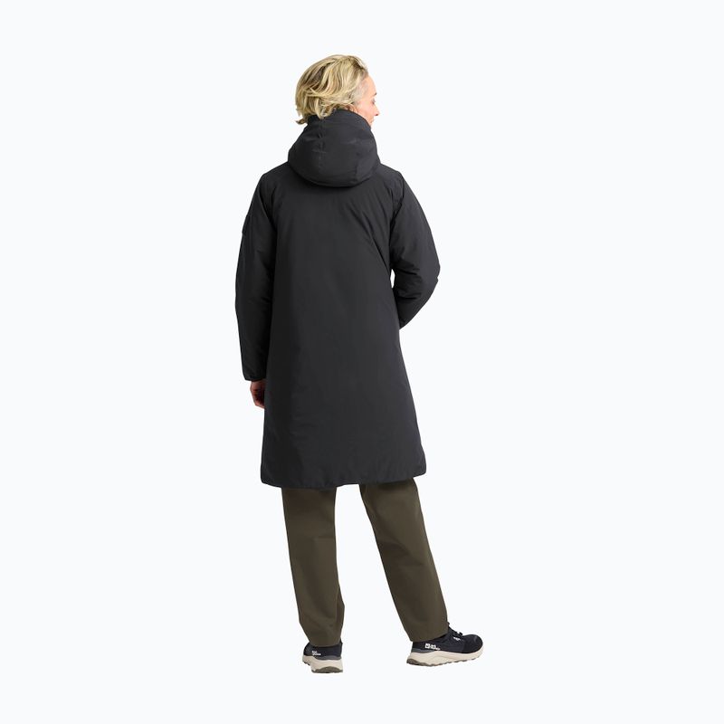 Moteriškas šiltas paltas Jack Wolfskin Frost Haven Coat juodas 3