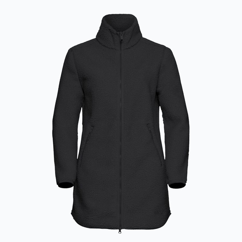 Moteriškas žygio džemperis Jack Wolfskin High Curl Coat black 7