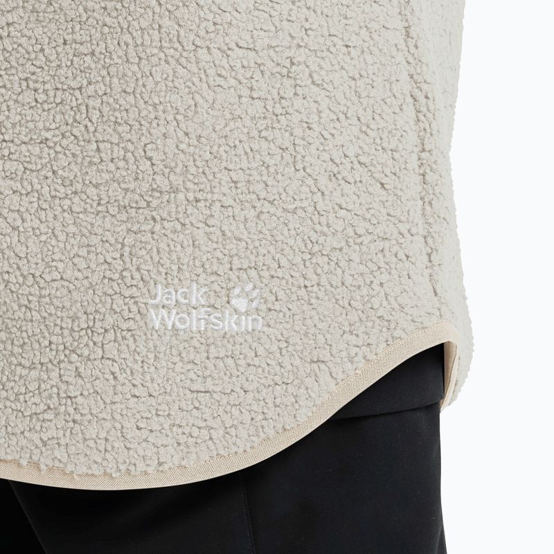 Moteriškas žygio džemperis Jack Wolfskin High Curl Coat pale sand 6