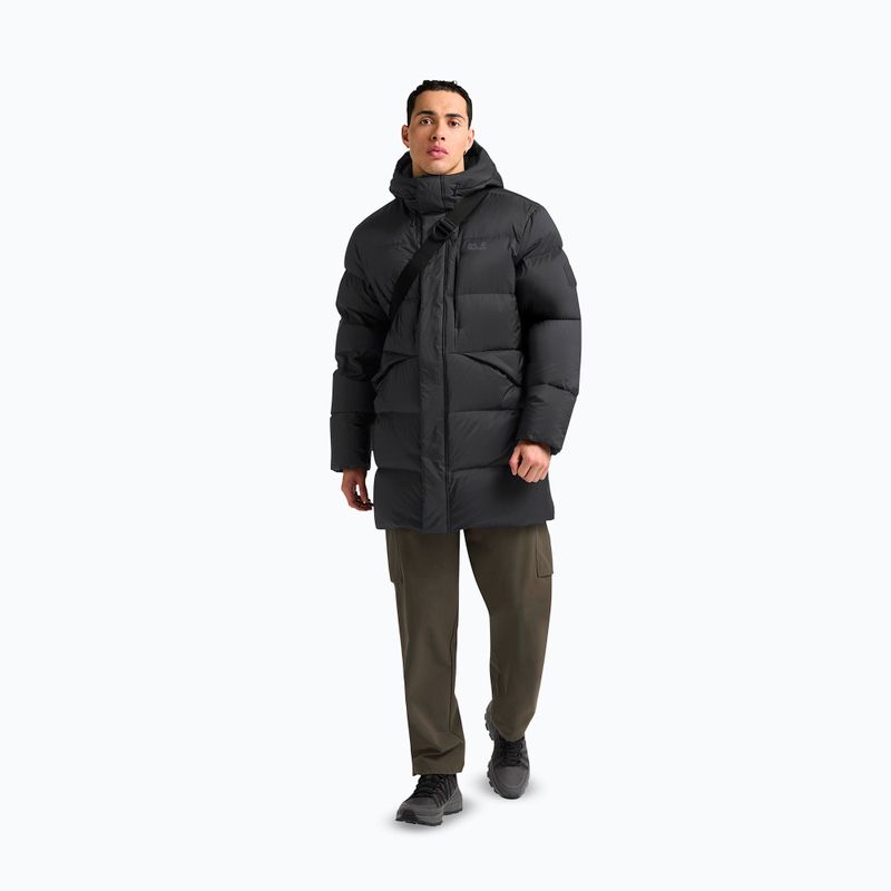 Vyriška pūsta striukė Jack Wolfskin Icy Hill Coat Rds black 2