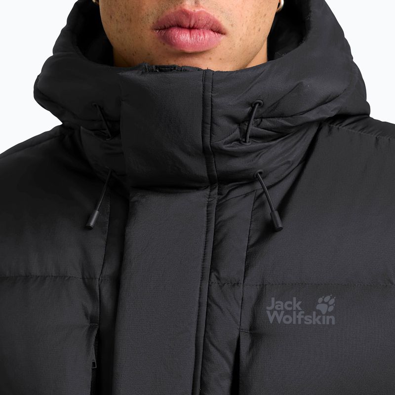 Vyriška pūsta striukė Jack Wolfskin Icy Hill Coat Rds black 4