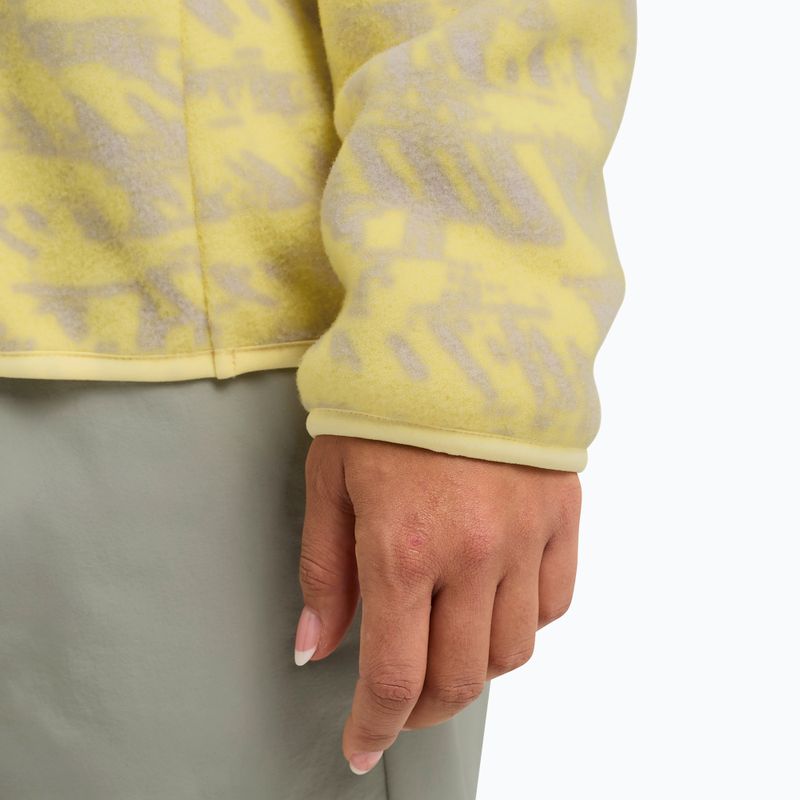Moteriškas žygio džemperis Jack Wolfskin Big Sky Half Zip lemon ice 5