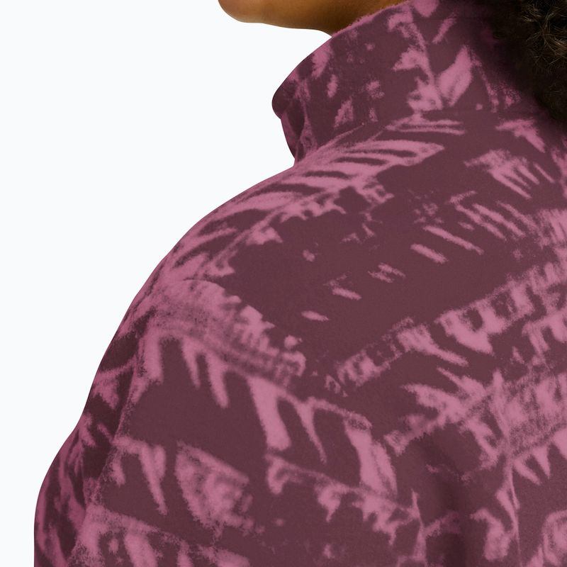 Moteriškas žygio džemperis Jack Wolfskin Big Sky Half Zip raisin 5