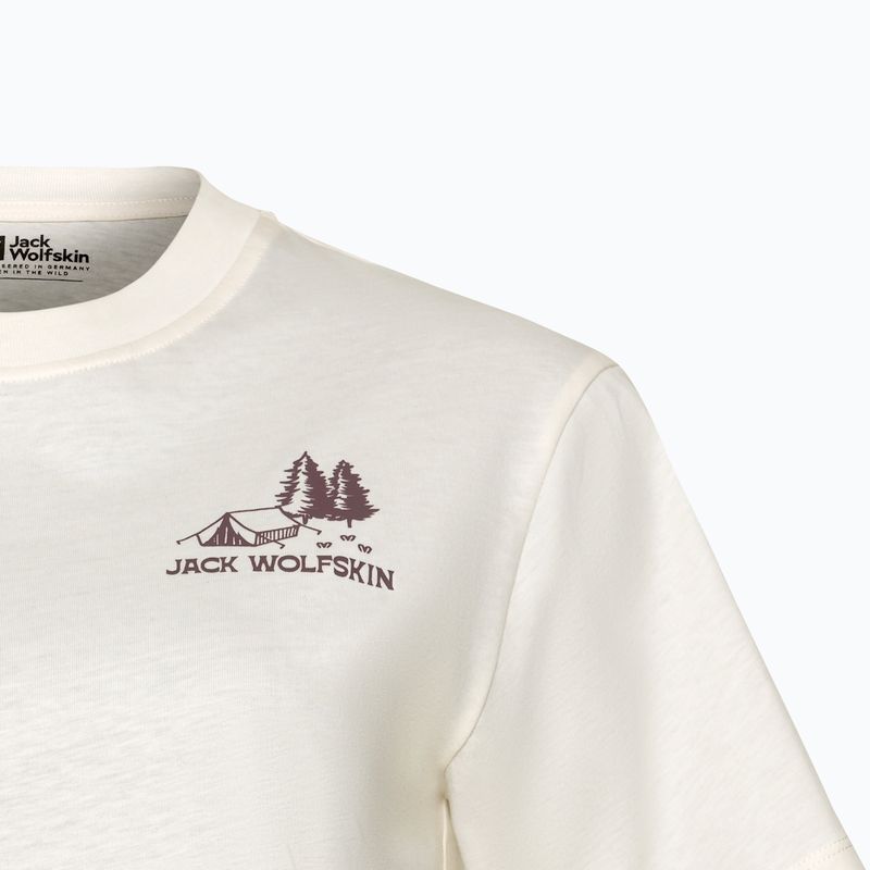 Moteriški marškinėliai Jack Wolfskin Cadena tent cotton white 7