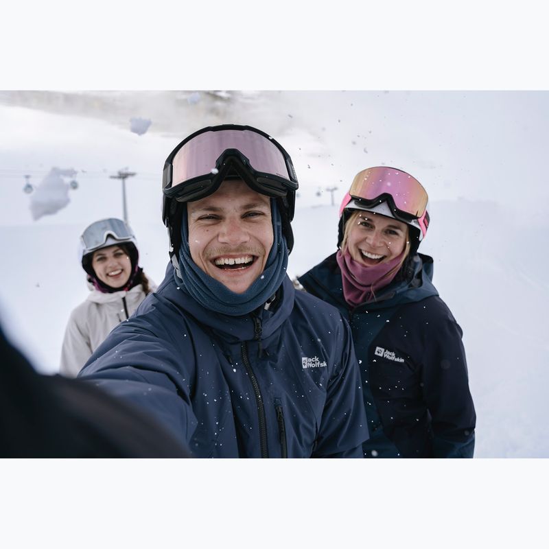 Daugiafunkcinė skara Jack Wolfskin Real Stuff Loop raisin 7
