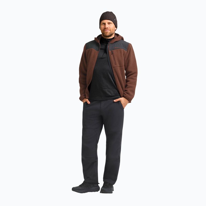 Vyriškas fliso džemperis Jack Wolfskin Kammweg Pile Fz hot choc 2