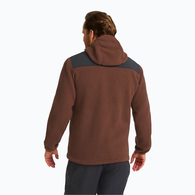 Vyriškas fliso džemperis Jack Wolfskin Kammweg Pile Fz hot choc 3