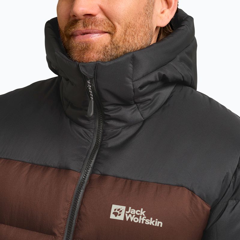 Vyriška pūsta striukė Jack Wolfskin Nebelhorn Down Hoody hot choc 4