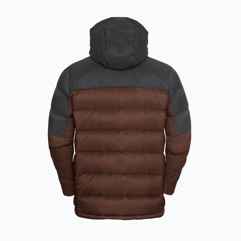 Vyriška pūsta striukė Jack Wolfskin Nebelhorn Down Hoody hot choc 8