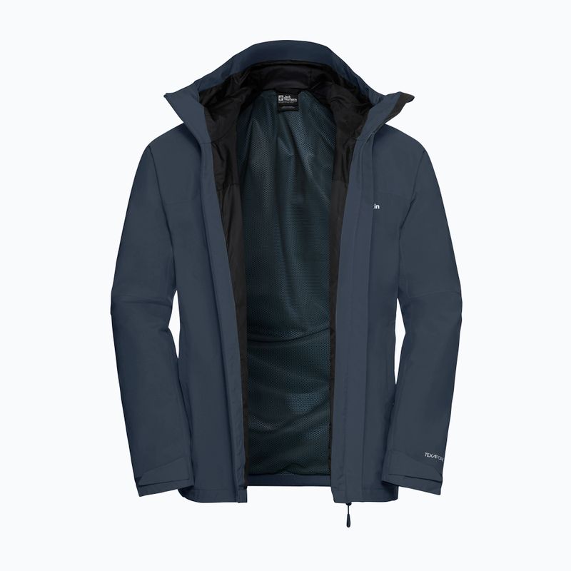 Vyriška striukė nuo lietaus Jack Wolfskin Tempest 2l midnight sky 10