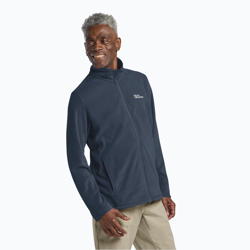 Vyriškas fliso džemperis Jack Wolfskin Taunus Fz midnight sky