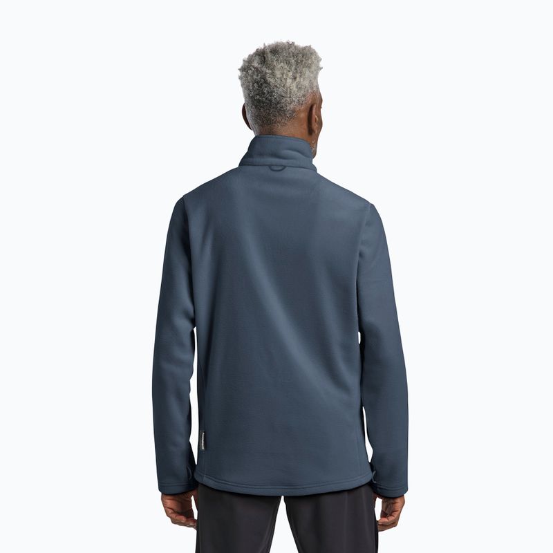 Vyriškas fliso džemperis Jack Wolfskin Winterstein Fz midnight sky 3