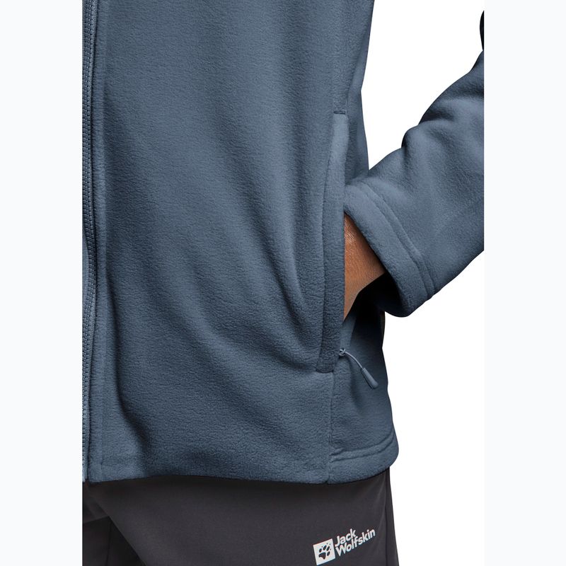 Vyriškas fliso džemperis Jack Wolfskin Winterstein Fz midnight sky 5