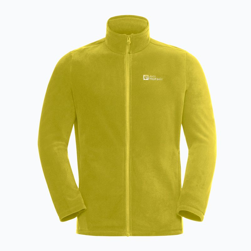 Vyriškas fliso džemperis Jack Wolfskin Taunus Fz chartreuse 8