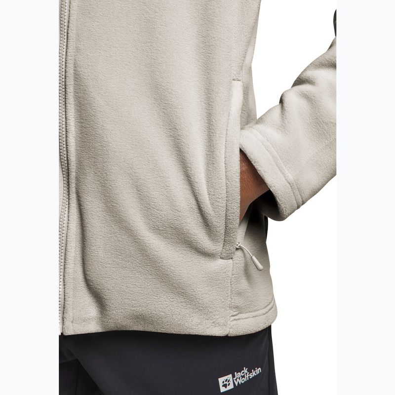 Vyriškas fliso džemperis Jack Wolfskin Winterstein Fz pale sand 5