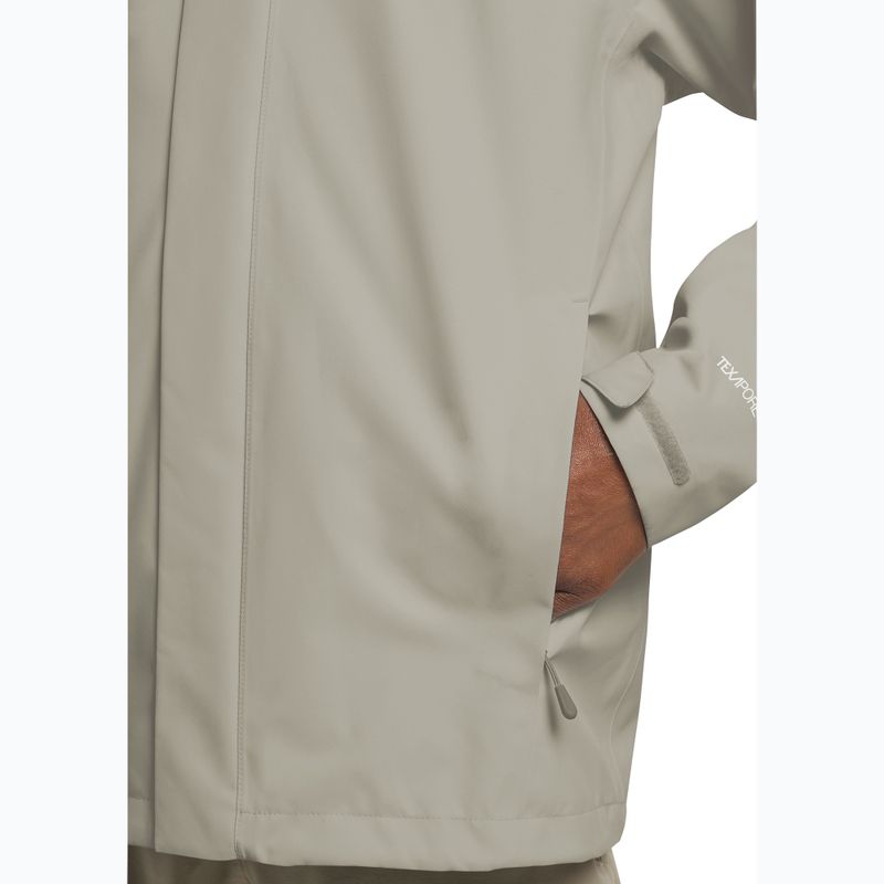 Vyriška striukė nuo lietaus Jack Wolfskin Trailtime 2L linen 5