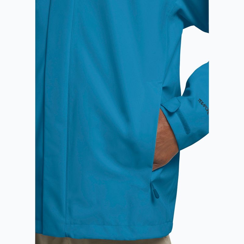 Vyriška striukė nuo lietaus Jack Wolfskin Trailtime 2L aurora blue 5