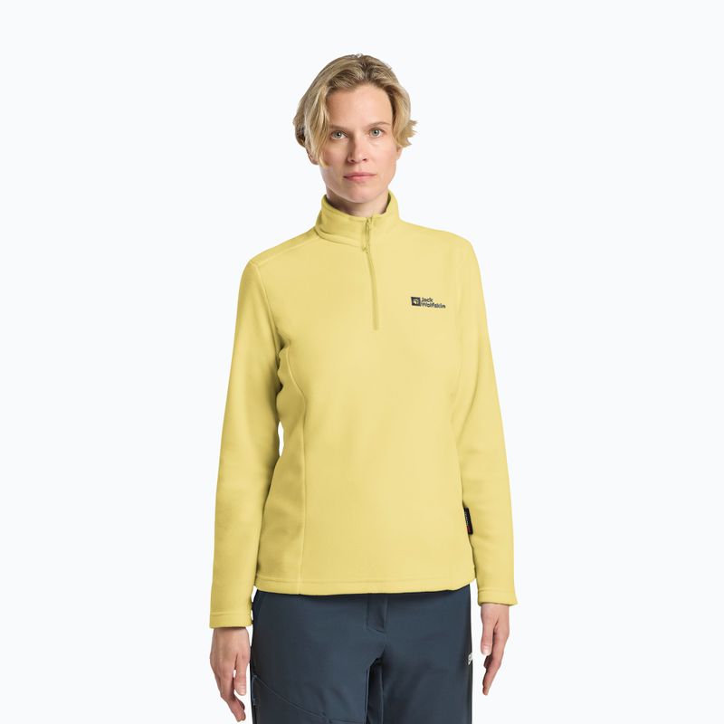 Moteriškas žygio džemperis Jack Wolfskin Taunus Hz lemon ice