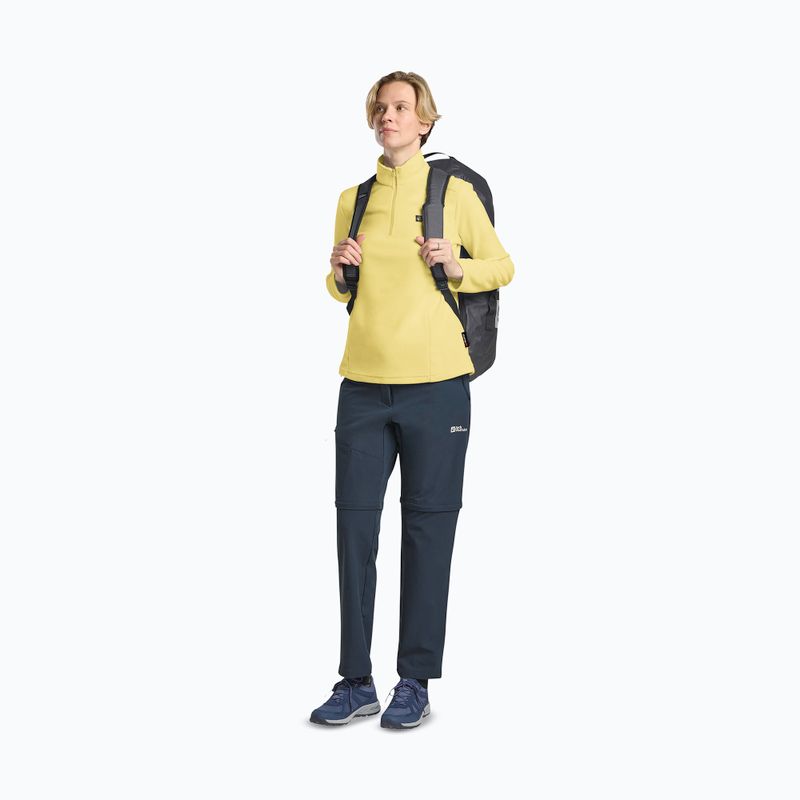 Moteriškas žygio džemperis Jack Wolfskin Taunus Hz lemon ice 2