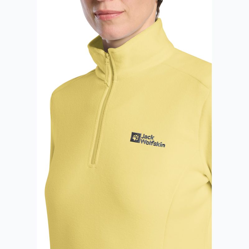 Moteriškas žygio džemperis Jack Wolfskin Taunus Hz lemon ice 4