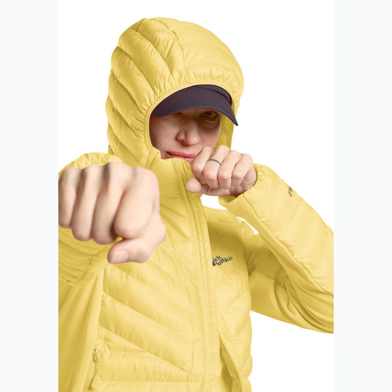 Moteriška hibridinė striukė Jack Wolfskin Routeburn Pro Ins lemon ice 5