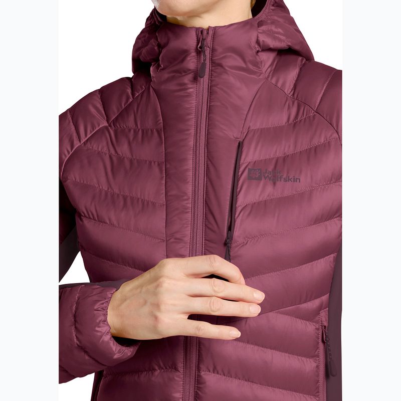Moteriška pašiltinta striukė Jack Wolfskin Routeburn Pro Ins raisin 6