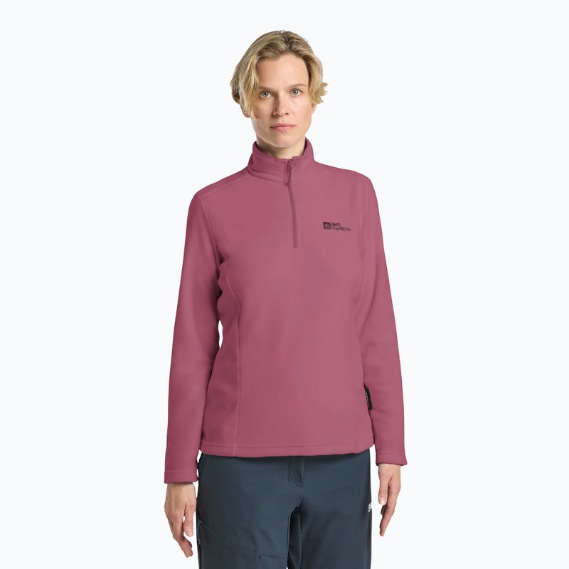 Moteriškas žygio džemperis Jack Wolfskin Taunus Hz raisin